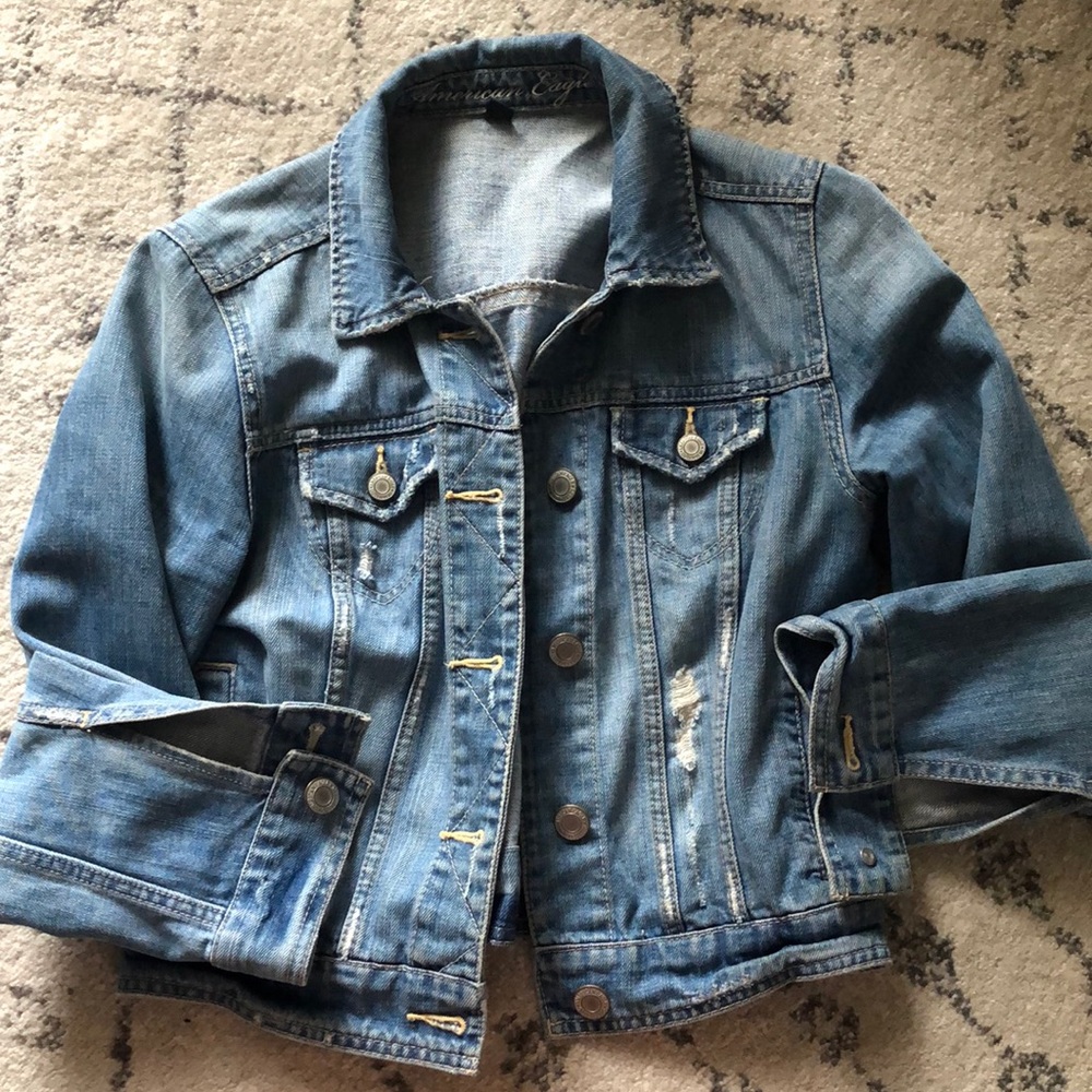 American eagle size medium denim jacket